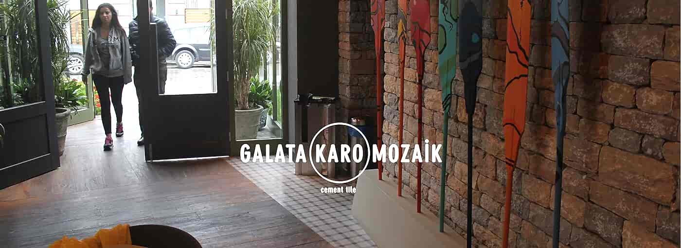 Desenli Karo Mozaik - Galata Karo Mozaik 